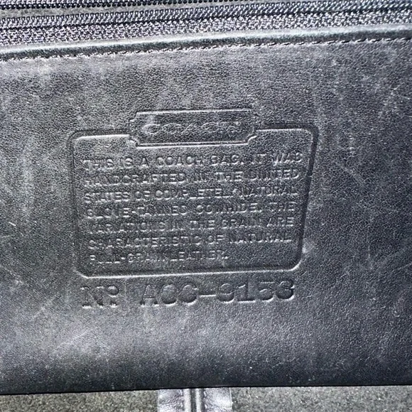 Vintage Coach City Willis, Black and Nickel - Picture 15 of 16